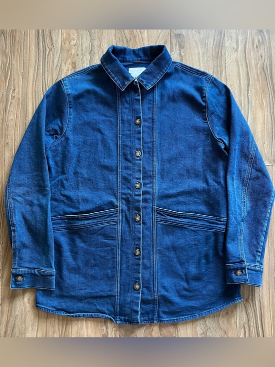 Sezane Jackets & Blazers - Sezane Indigo Denim chore coat jacket